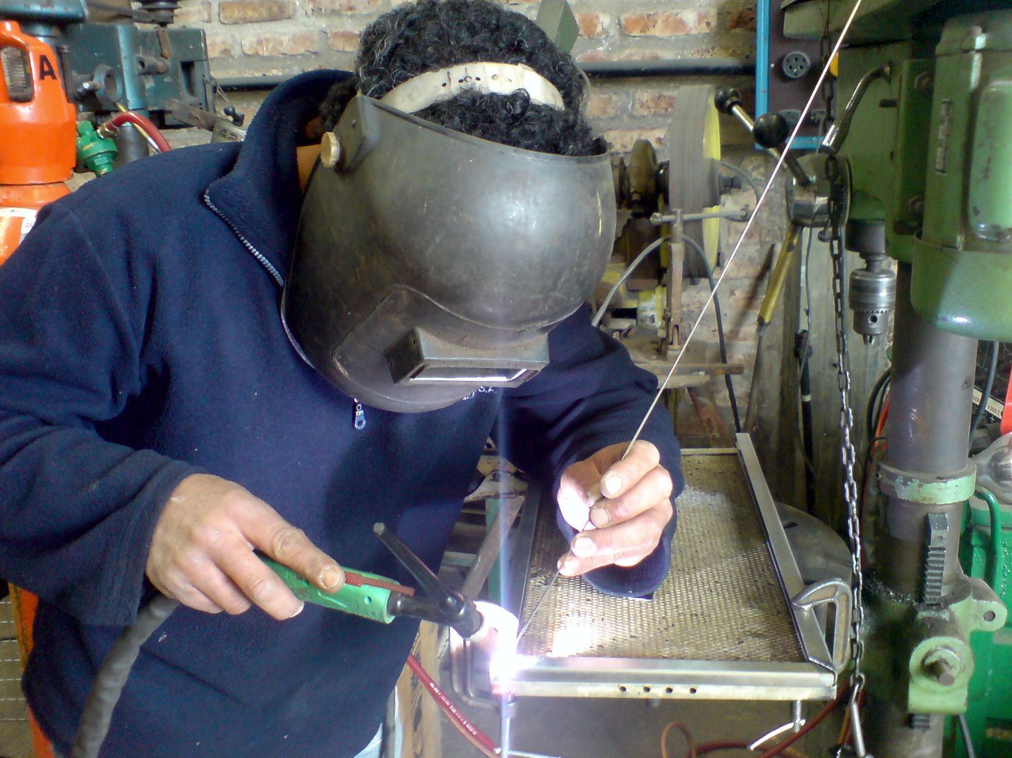 Proceso de soldadura TIG